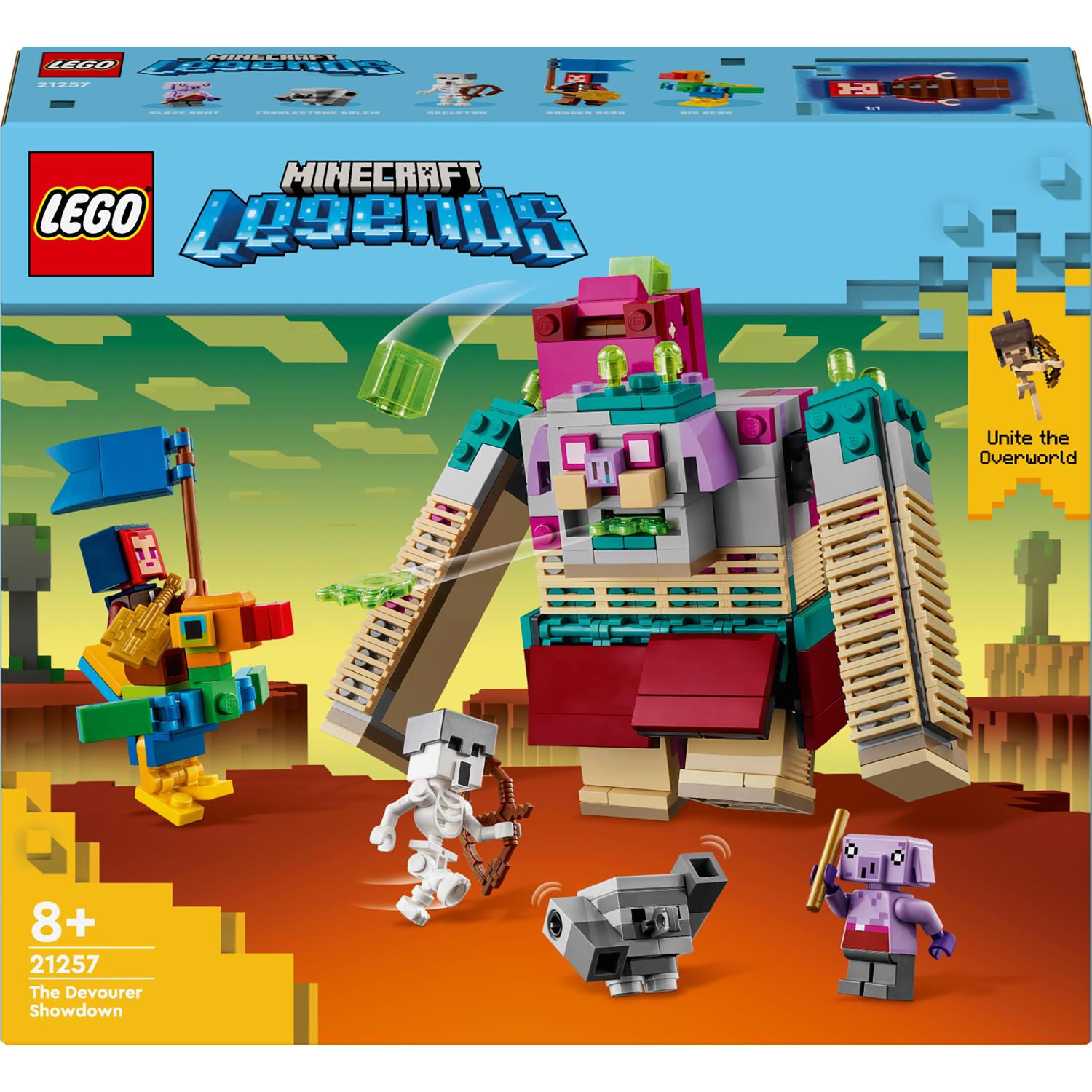 LEGO® Minecraft® - Confruntarea devoratorului 21257, 420 piese