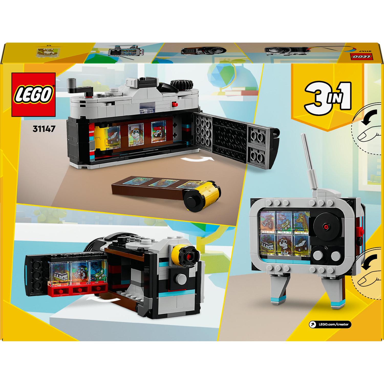 LEGO® Creator 3 в 1 - Ретро камера 31147, 261 части - eMAG.bg