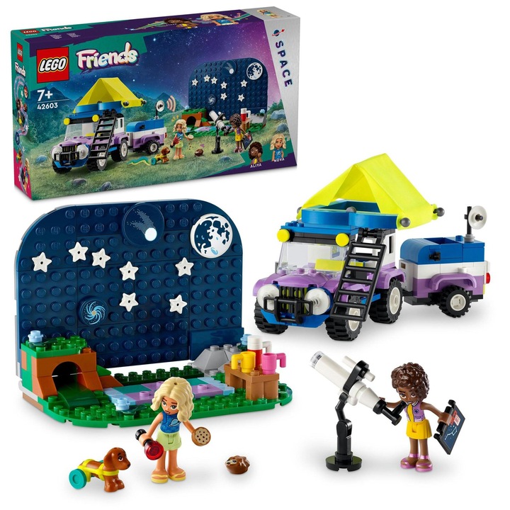 LEGO® Friends - Къмпинг превозно средство за наблюдение на звезди 42603, 364 части