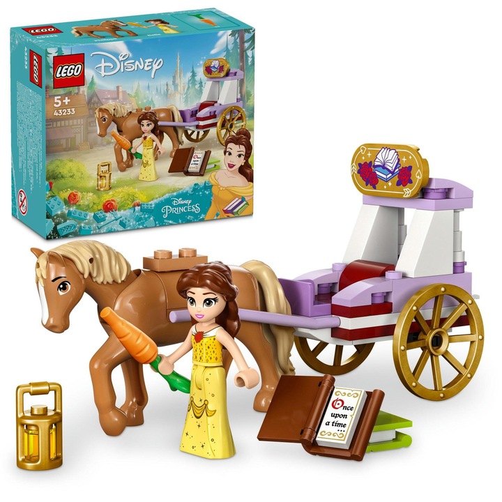 LEGO® | DISNEY PRINCESS™ 43233 Belle mesékkel teli lovaskocsija