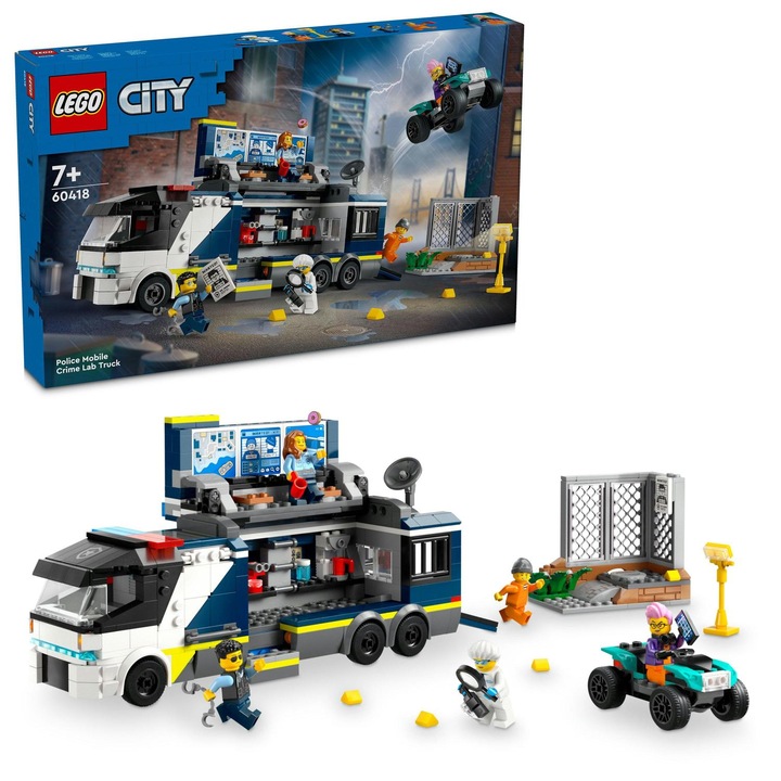 LEGO® City - Mobile Forensic Laboratory 60418, 674 части