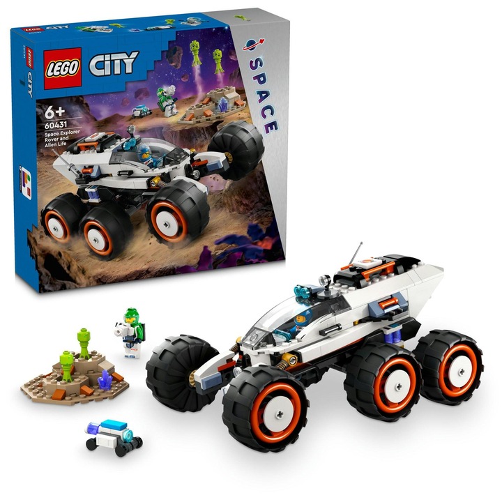 LEGO® City - Роувър за изследване на космоса и извънземен живот 60431, 311 части