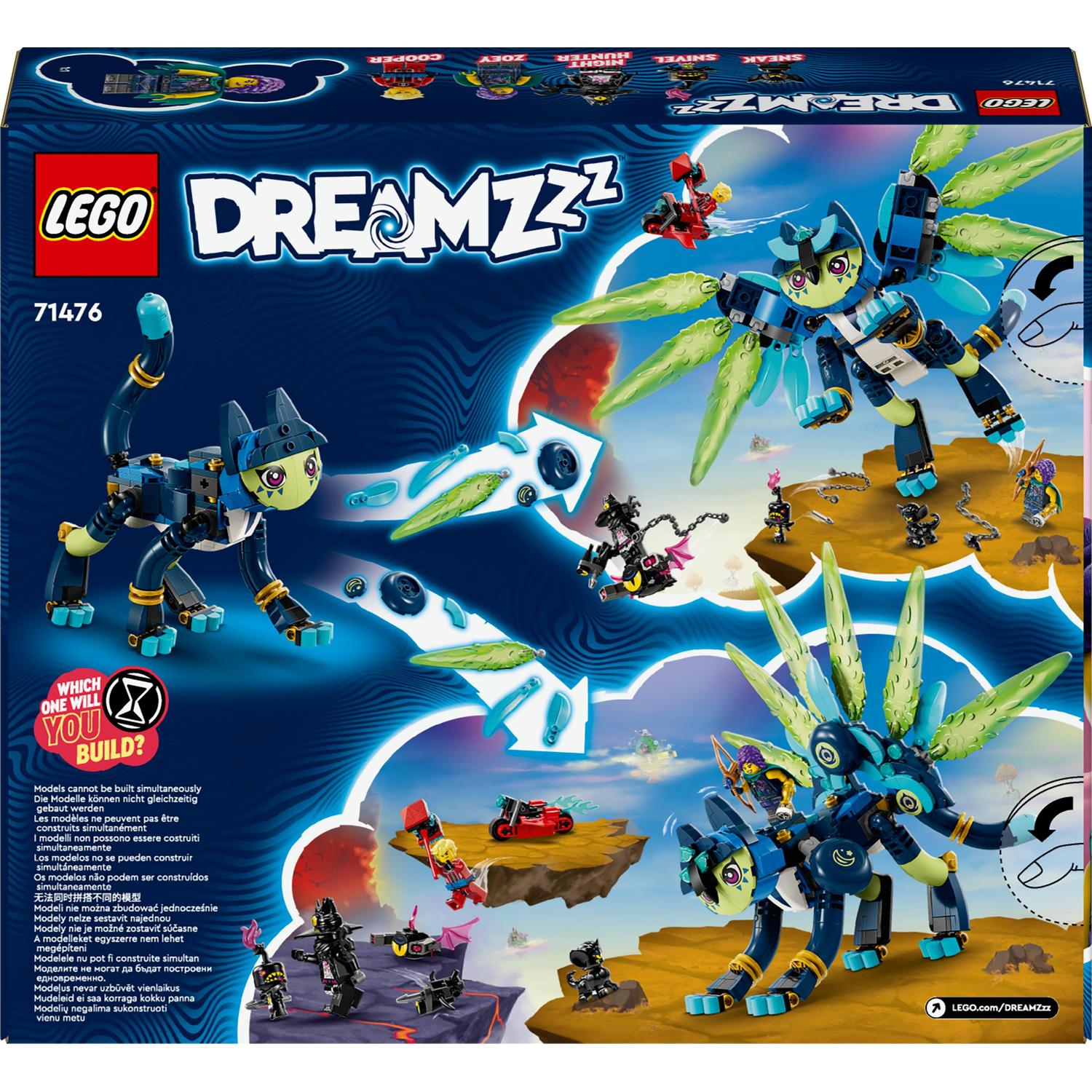 LEGO® DREAMZzz™ - Zoey si pisica-bufnita Zian 71476, 437 piese