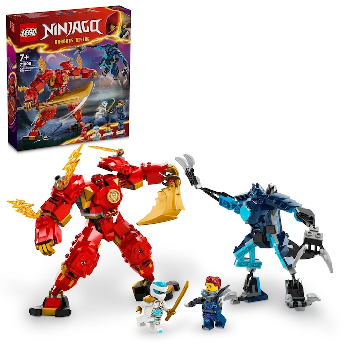 LEGO® Ninjago® - Robotul stihie de foc al lui Kai 71808, 322 piese