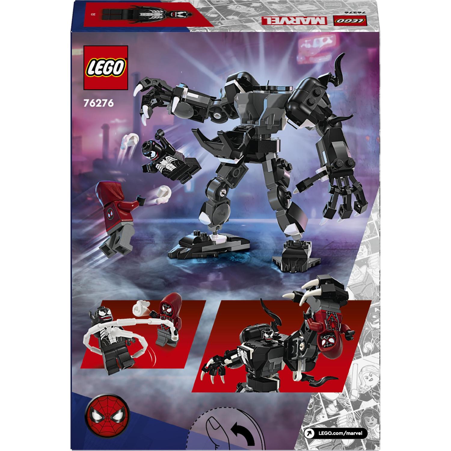 LEGO® Marvel - Armura de robot a lui Venom vs Miles Morales 76276