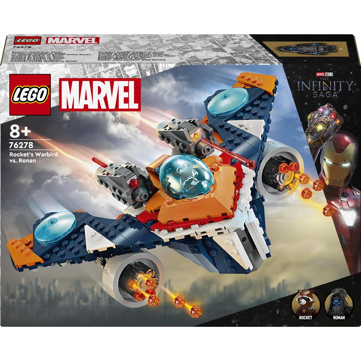 LEGO® Marvel - Avionul de lupta al lui Rocket vs Ronan 76278, 290 LEGO® Marvel - Avionul de lupta al lui Rocket vs Ronan 76278, 290