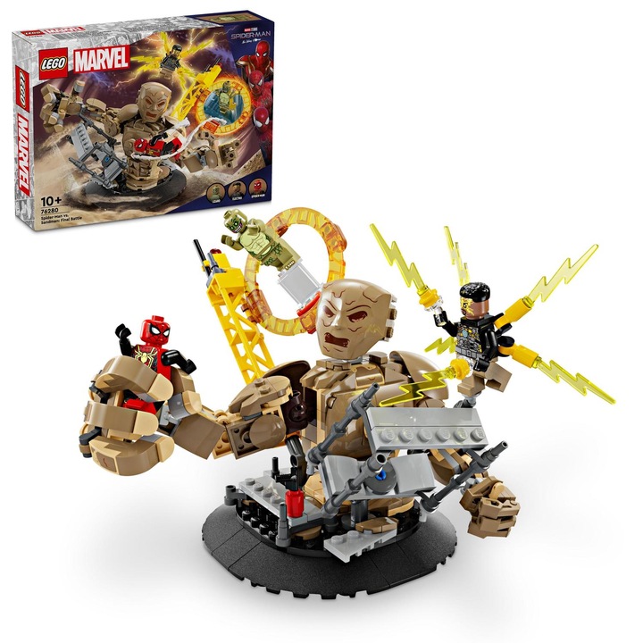 LEGO® Marvel - Omul Paianjen vs Sandman: Batalia finala 76280, 347 piese