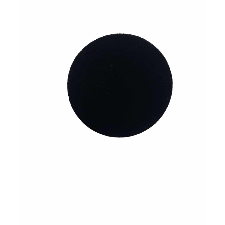 Nasture decorativ rotund, imbracat in catifea neagra 4 cm marimea 60