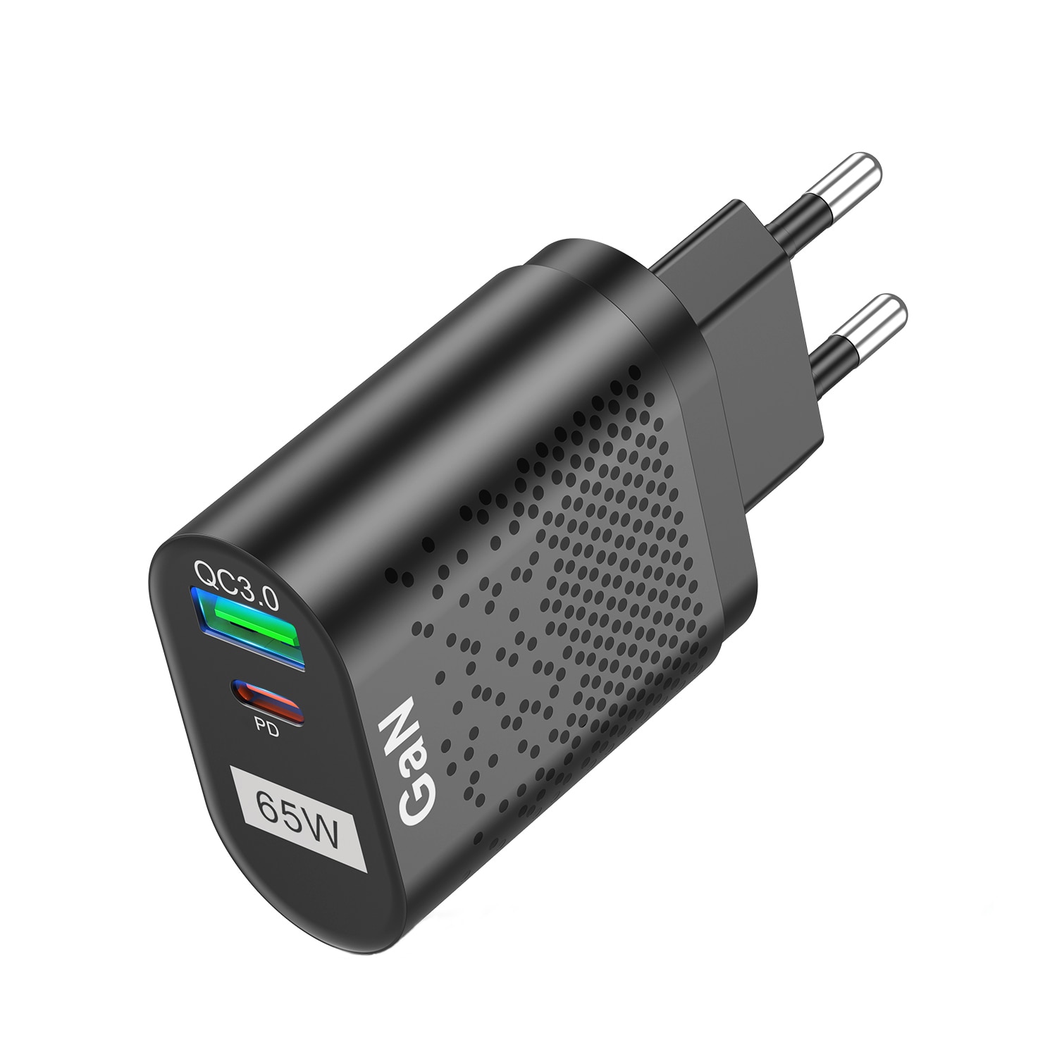 Универсално мрежово зарядно устройство с 2 порта, 1x USB 3.0 и 1x USB ...