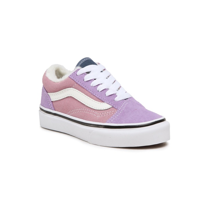 Маратонки за момиче, Vans, 301737803, Естествена кожа, Лилаво, Виолетов