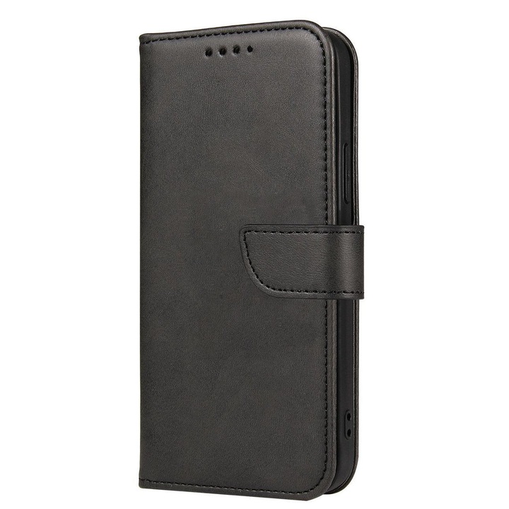 Husa Magnet Wallet Stand compatibila cu Xiaomi Redmi 12 Black