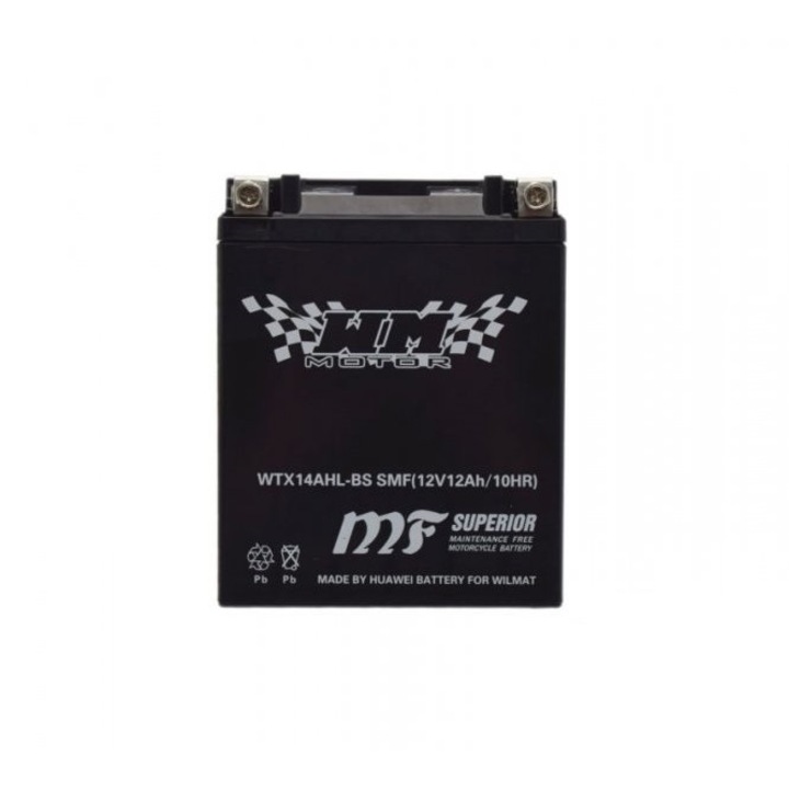 Baterie moto YTX14AHL-BS 12v14ah, WM