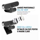 Уеб камера Zennify, Full HD Webcam, 30 кадъра в секунда, Plug and Play, Резолюция 1920 x 1080, 360 градуса ротация, 120 градуса ъгъл, Микрофон за намаляване на шума, USB 2.0, Включени статив, микрофибърна кърпа и защитен калъф