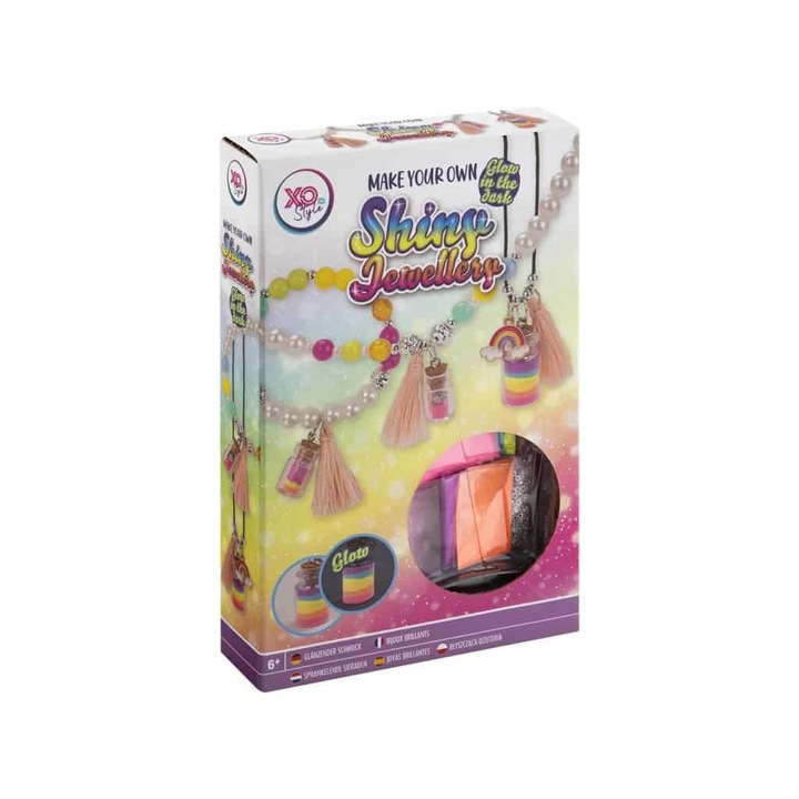 Set de creatie bijuterii, Grafix, 68 componente, 6+ ani, multicolor
