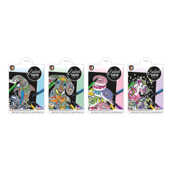 Set de colorat, Grafix, 48 bucati