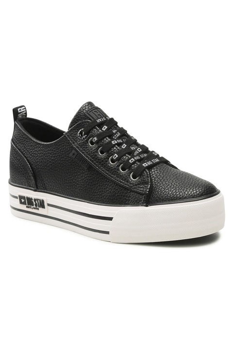 Tenisi dama, Big Star, 301274063, Piele ecologica, Negru, Negru