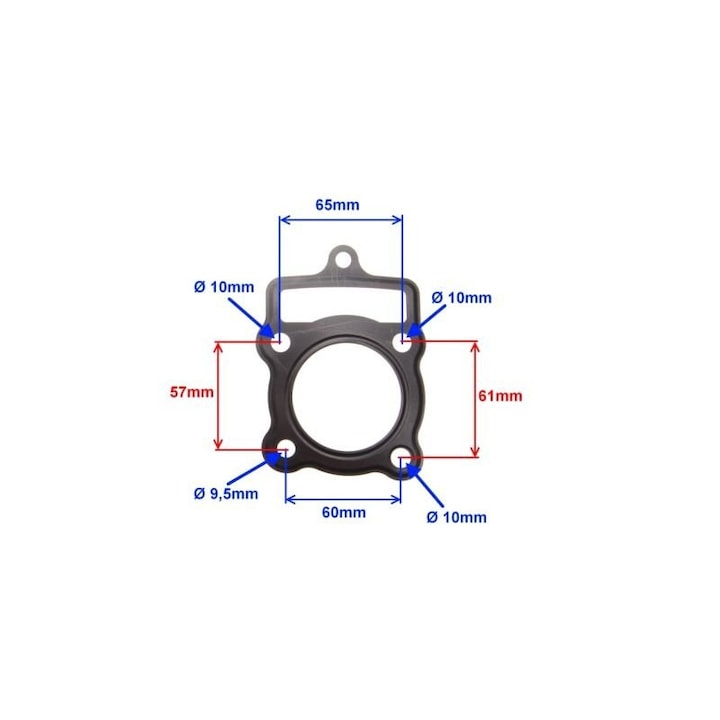 Set garnituri cilindru-chiuloasa Loncin 125cc 4T