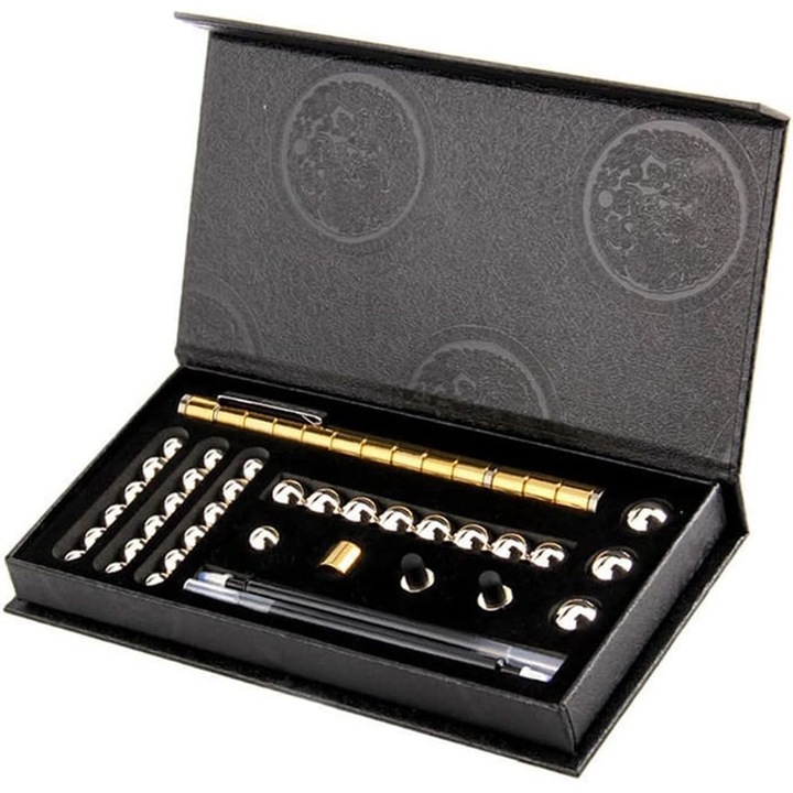 Комплект Магическа Магнитна Химикалка, златен