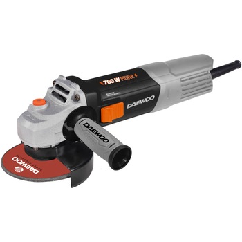 Polizor unghiular Daewoo DAAG115-76L, 760 W, 115 mm diametru disc, 11.000 RPM, M14 sistem prindere