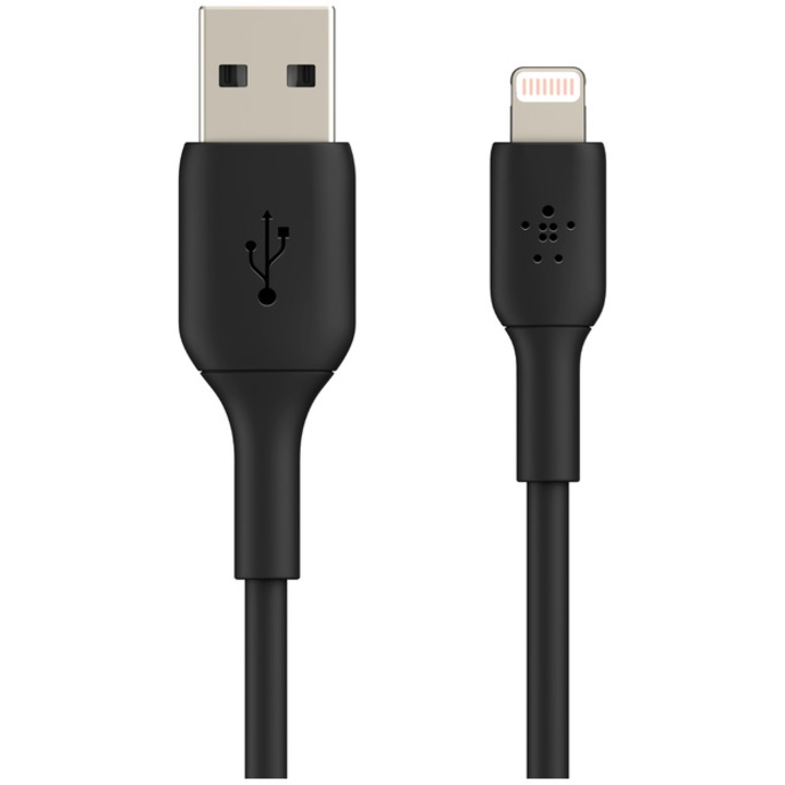 Belkin BOOST CHARGE USB-A Lightning kábel, PVC, 0,15M, fekete