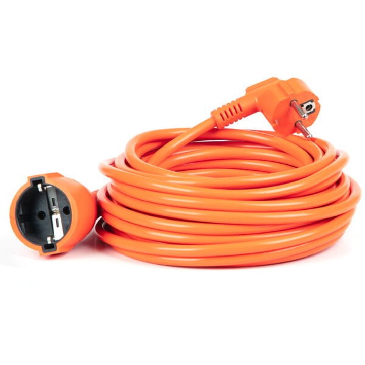 GELUX Hosszabbító dugaszolóaljzat, 20 m, narancssárga, 3X1,5 mmp