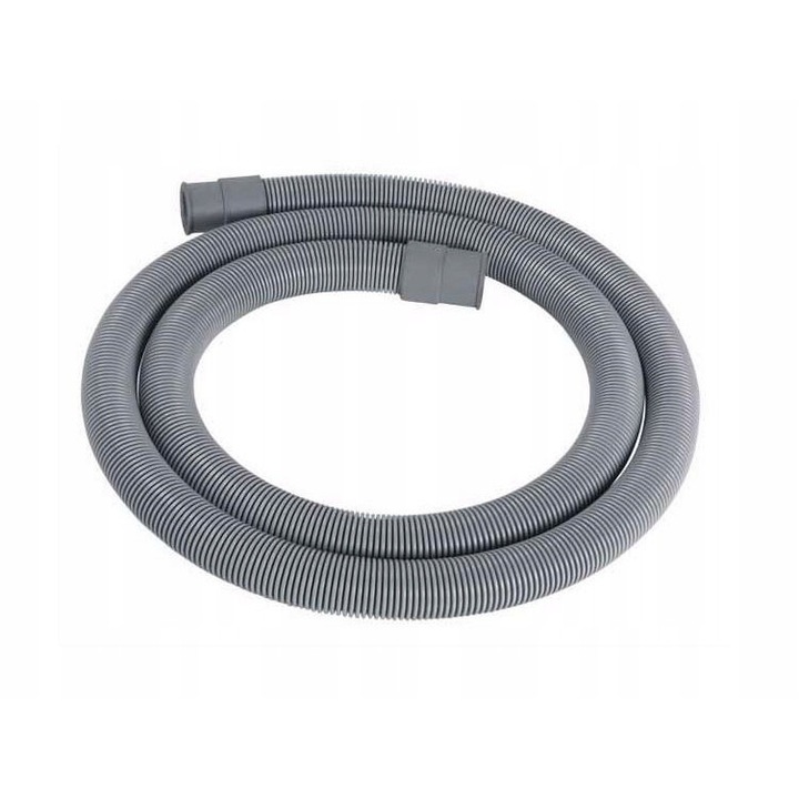 Furtun evacuare masina de spalat, Diamond, Plastic, 100cm, Gri