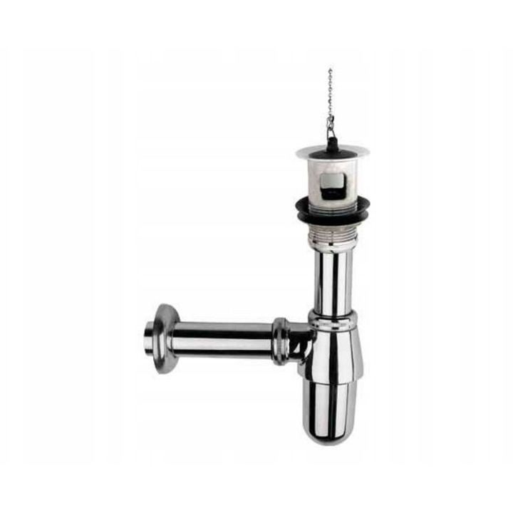 Sifon pentru lavoar, Diamond, 1.1/4', diametru iesire apa 41 mm, temperatura de functionare