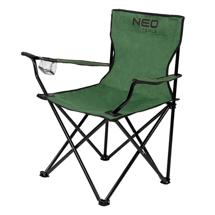 Къмпинг стол Neo, Полиестер, 120 KG, Зелен