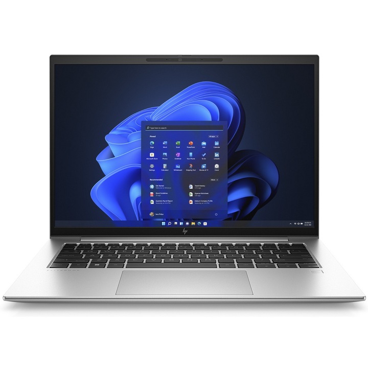 Лаптоп, HP, EliteBook, i7-1255U, 16 GB, 31,56 x 22,4 x 1,92 cm, сребрист