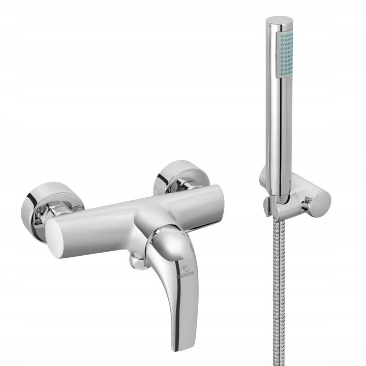 Смесител за душ, DIAMOND, Хром, Сребърен