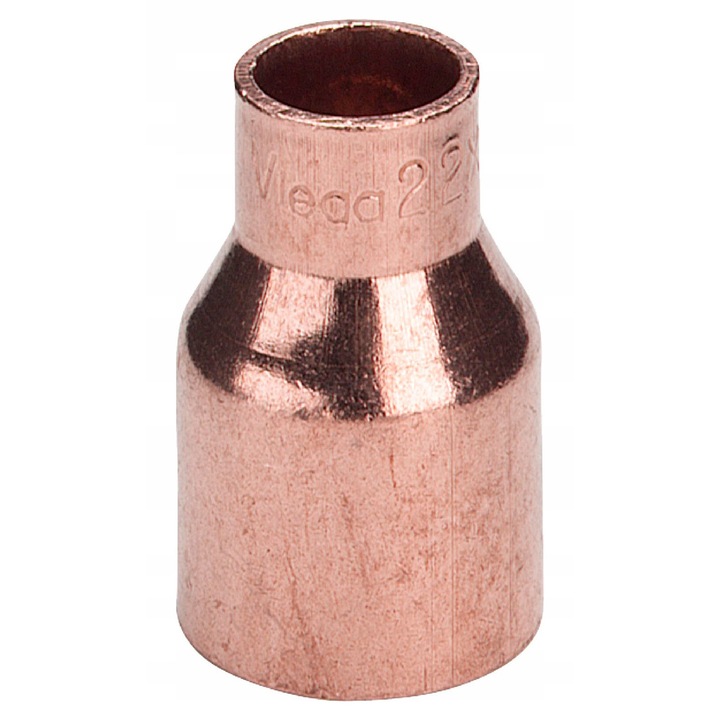 Reductie, Conex Banninger, Cupru, 54 x 28 mm, Auriu