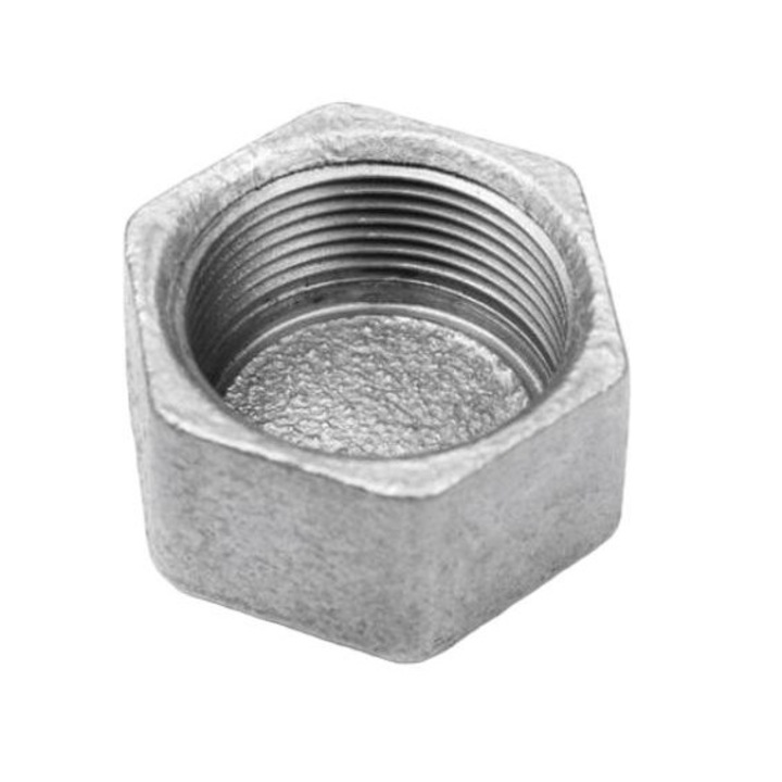 Капак, ДИАМАНТЕН, цинк, 3/4", сребърен