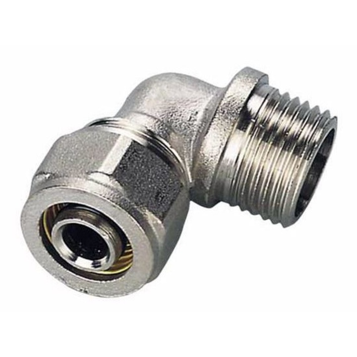 Könyök, GYÉMÁNT, sárgaréz, 32X1