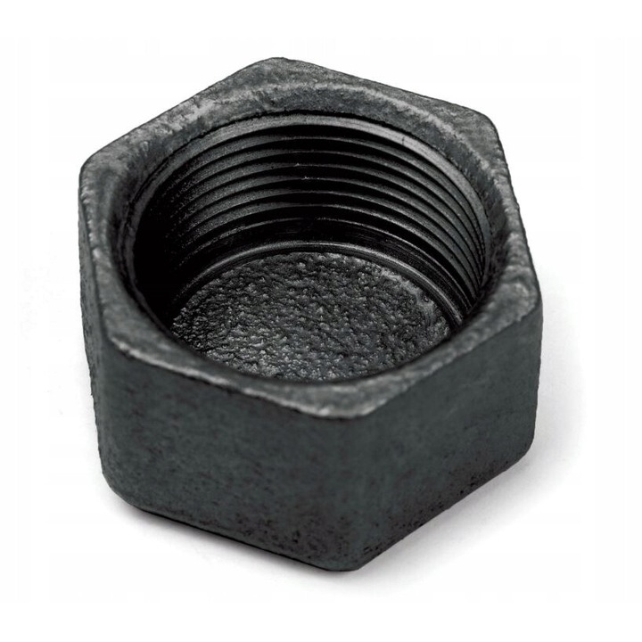 Чугунен капак, диамант, 3/4", черен