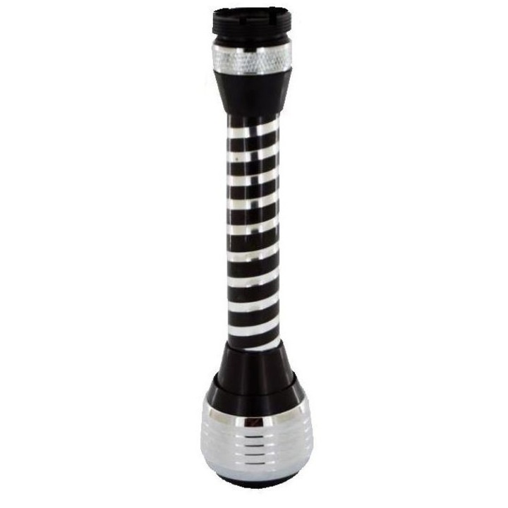 Aerator flexibil, Diamond, Argintiu/Negru, Plastic, 14cm