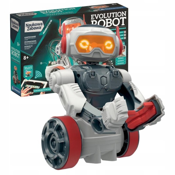 Robot interactiv, Clementoni, +8 ani, Multicolor