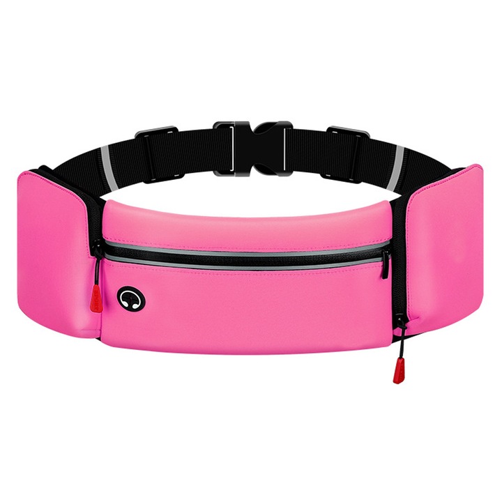 Sportos övtáska, állítható pánt, összecsukható vizespalack tartó, futáshoz és sétához, 24" - 46"