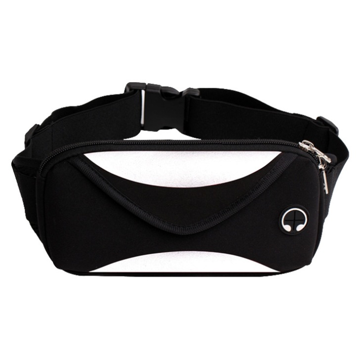 Sportos övtáska, futáshoz, poliészter lycra anyag, könnyű, kompakt