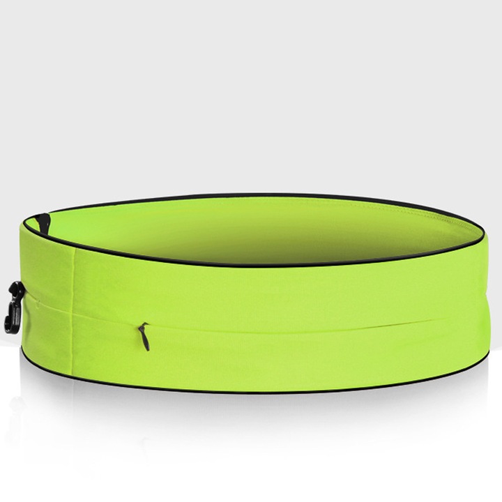 Multifunkcionális sporttáska futáshoz, nagy és extra zsebbel, fekete