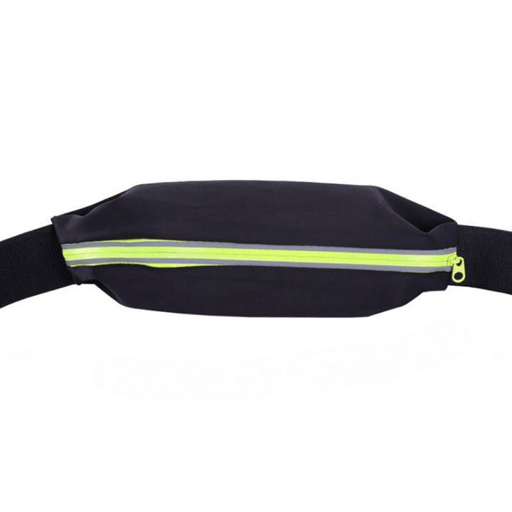 Sportos övtáska, vízálló, futáshoz, edzéshez, fekete