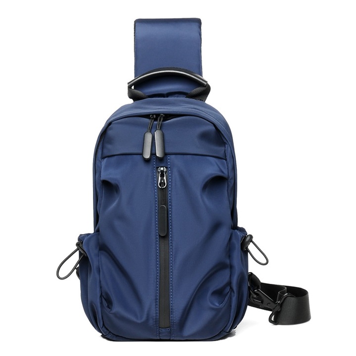 Rucsac, Crossbody QttvbTna, impermeabila, rezistenta la zgarieturi, ajustabila, bleumarin
