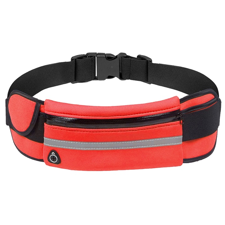 Futóöv, állítható modell, fekete/piros