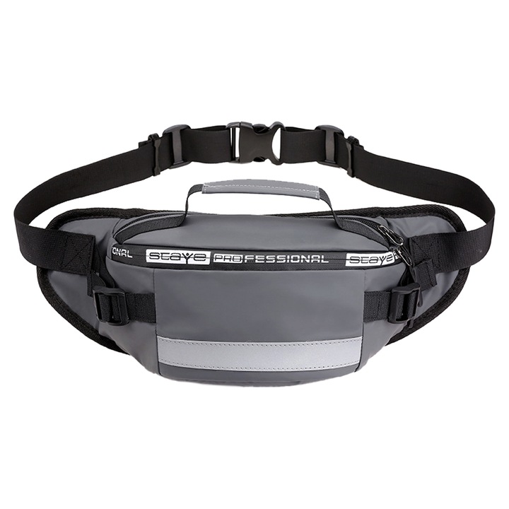 Sporttáska, övtáska, nylon anyag, karcálló, többszínű