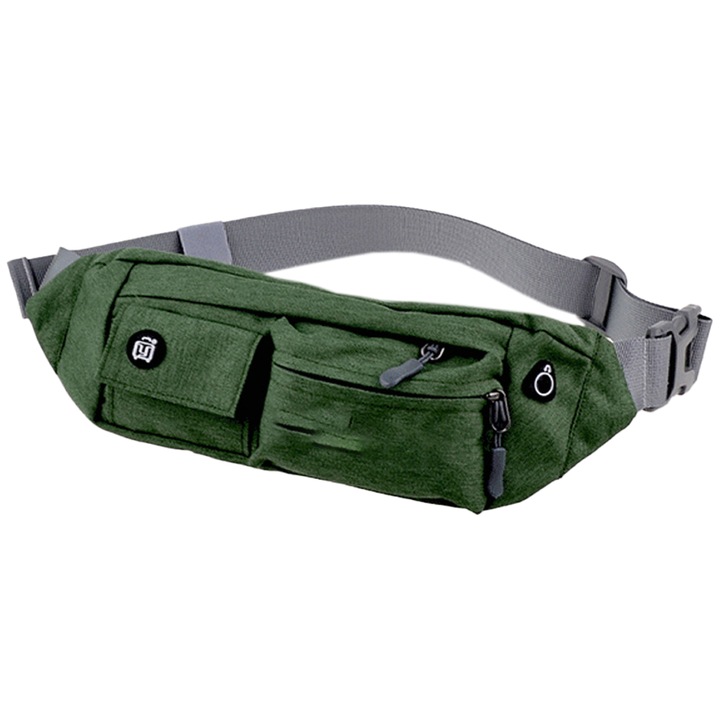 Sportos övtáska, vízálló, multifunkcionális, fekete, változatos méretek