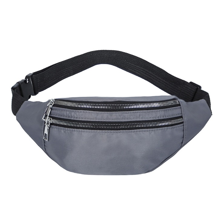 Sportos övtáska, vízálló, állítható pánttal, uniszex