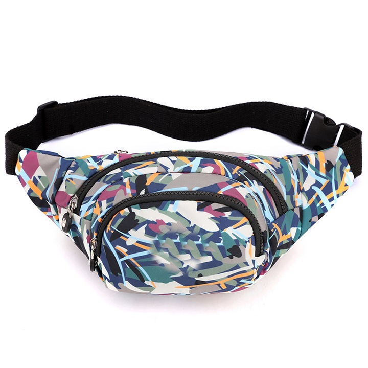 Övtáska - Vízálló táska állítható szíjjal edzéshez, utazáshoz, alkalmi futáshoz.