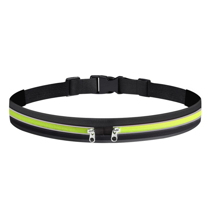 Sportos övtáska, dupla, vízálló, fényvisszaverő, mobiltelefonhoz 6,5 hüvelykig, szett