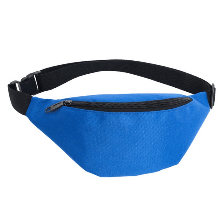 Sport övtáska, tartós anyag, 30x13 cm, állítható pánt, kék