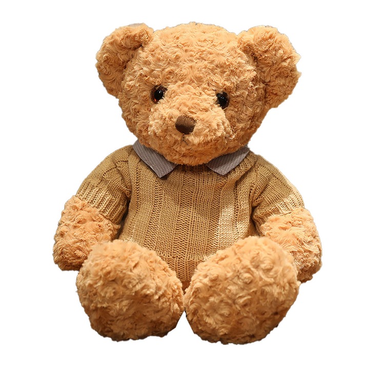 Плюшено мече QttvbTna, кафяво, 50см