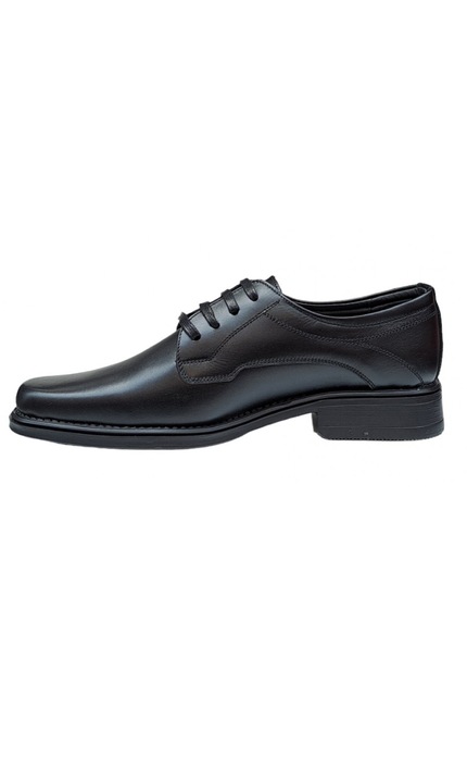 Pantofi barbati eleganti din piele naturala, politie, pompieri, jandarmi, Negru, PB2265N - Marime 39